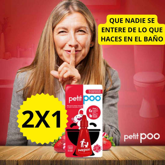 2X1 PetitPooo® elimina y bloquea los malos olores